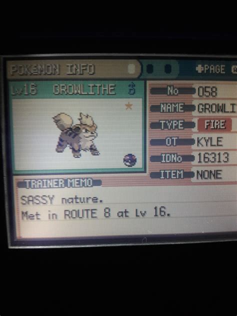 [3] Shiny Growlithe in Fire Red! Used Masterball because of Roar : r/ShinyPokemon