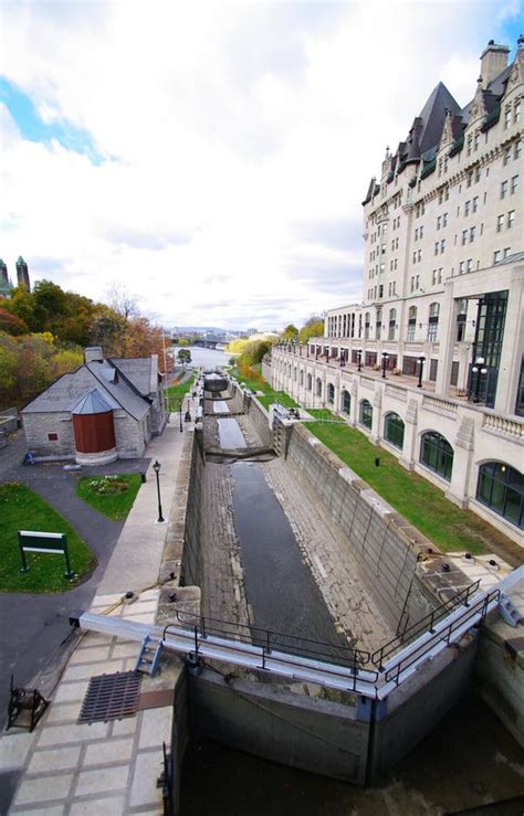 Locks of ottawa stock photo. Image of capital, canal - 24012098