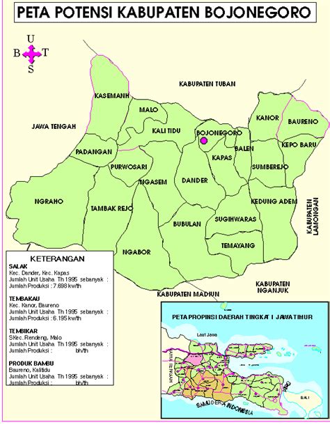 POTENTIAL MAP OF BOJONEGORO REGENCY