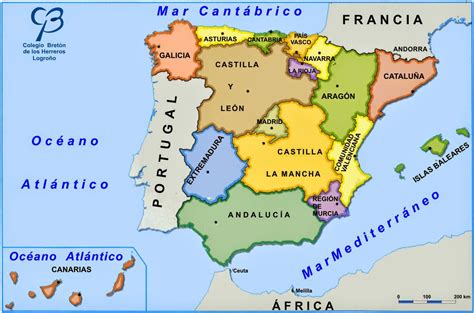 MAPA POLÍTICO POR COMUNIDADES DE ESPAÑA