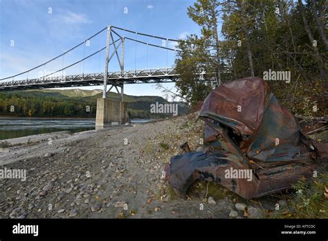 Liard River Bridge, British Columbia, Canada Stock Photo - Alamy