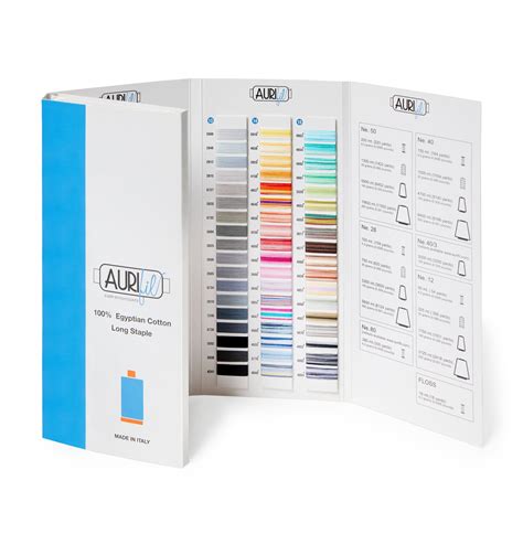 Aurifil Thread Color Chart - Find a Thread Color Match | SFERRA