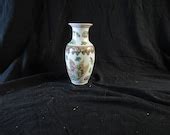 Oriental/chinese Macau Hand Painted Vase Decor White Flower - Etsy