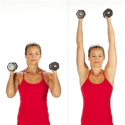 The Overhead Press | Basic Strength-Training Moves You Should Know | POPSUGAR Fitness Photo 9