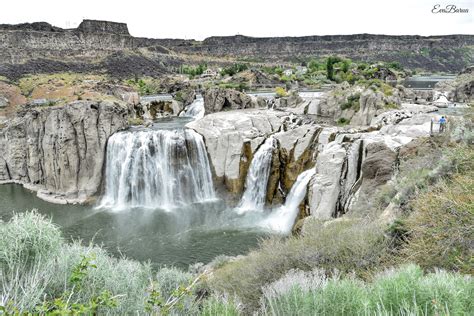 Shoshone Falls State Park in Twin Falls, Idaho - Kartoffelstaat der USA ...