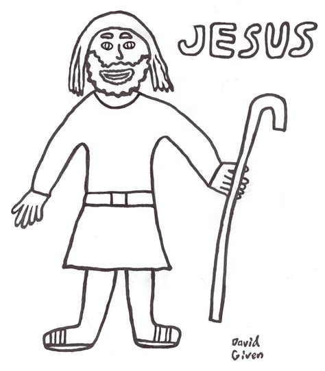Printable Coloring Pages Jesus