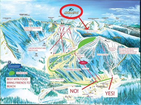 I made a decently descriptive map of Arapahoe Basin. : skiing