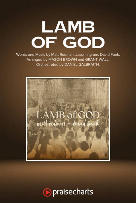 Lamb Of God (Worship Choir/SAB) Acoustic Guitar Sheet Music PDF (Matt ...