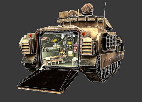 3D M2 Bradley Interior - TurboSquid 1538030