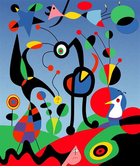 Download Parc De Joan Miró V'Abstract Art Painting Royalty-Free Stock Illustration Image - Pixabay