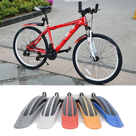 Rear Mud Guard Set Plastic MTB Mountain Road Bike Bicycle Tyre Tire Front Mudguard Set Cycling ...