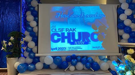 Church Anniversary Balloon Decoration #ToGodbetheGlory #CLSFRAK - YouTube