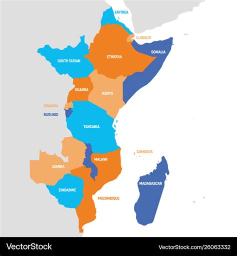 Map Of East Africa Countries