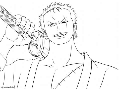 Cara Zoro coloring page