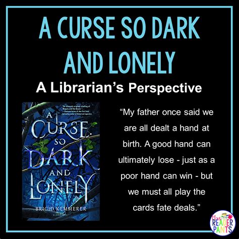 A Curse So Dark and Lonely: A Librarian's Perspective Review ...