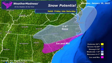 Weather Madness - Snow for Southeast Virginia into the Carolina’s ...