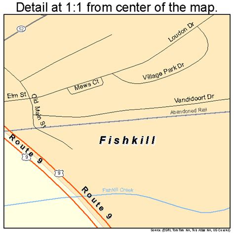 Fishkill New York Street Map 3625967