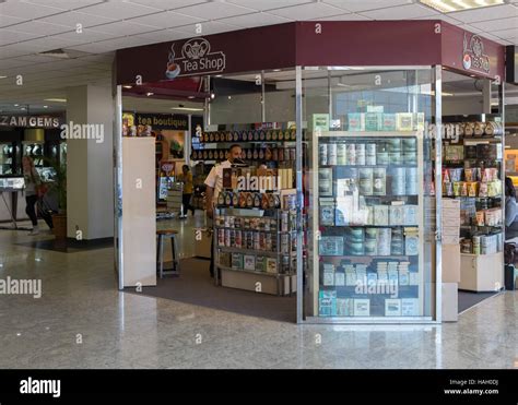 Tea shop in departure lounge of Colombo Airport,Sri Lanka © Juergen ...