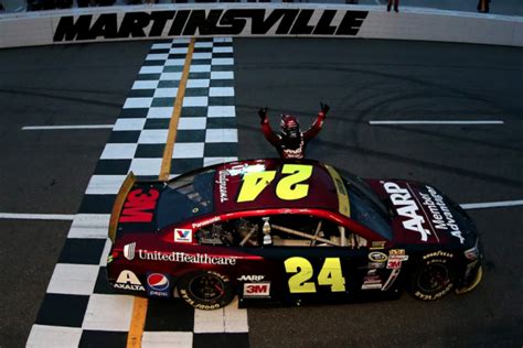 Gordon wins, Logano wrecked at Martinsville - Speedcafe