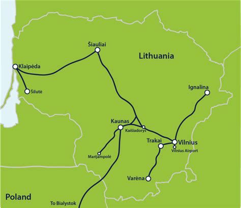 Trains in Lithuania