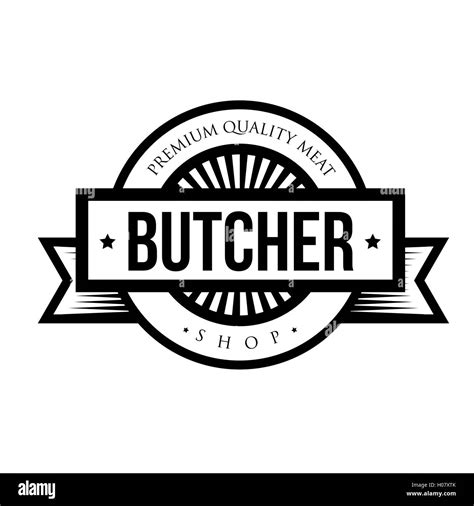 Butcher shop logo vintage vector Stock Vector Image & Art - Alamy