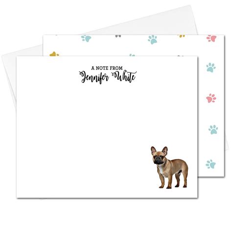 Personalized Dog Stationery, Custom Dog Personalized Stationary Set ...