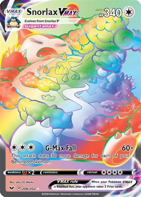 Snorlax Vmax rainbow full art bundle www.ugel01ep.gob.pe