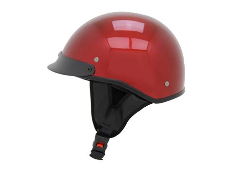 MAX HALF - Half face helmet - Burgundy (XL) – Electric Parts Depot