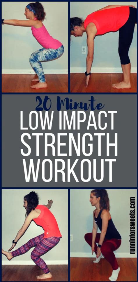 20 Minute Low Impact Workout for Full Body Strength – Runnin’ for Sweets