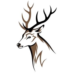 Elk Head vector | Reindeer head Vector Image, Vector, PSD, PNG, EPS, Ai Format | Vector Graphic ...