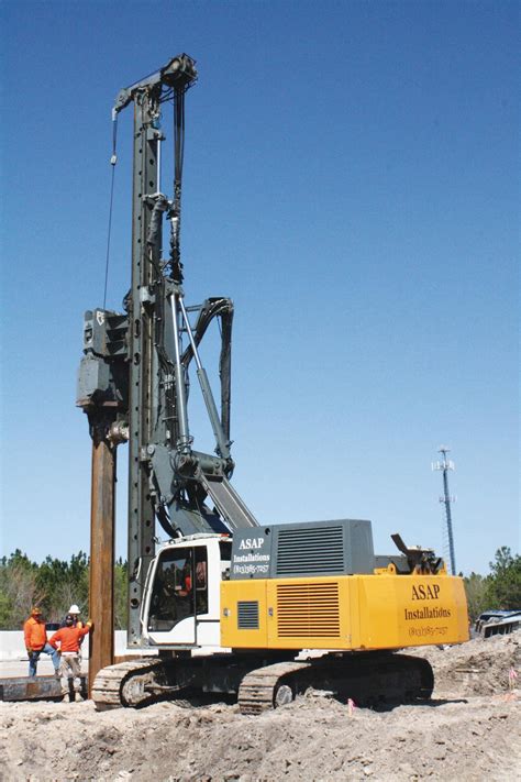 Liebherr Nenzing Crane Co. Piling Rig| Concrete Construction Magazine