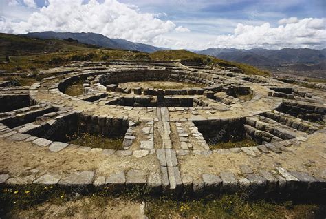 Sacsayhuaman Inca Sun Fortress, Peru - Stock Image - C027/5369 ...