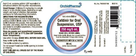 Cefdinir - FDA prescribing information, side effects and uses