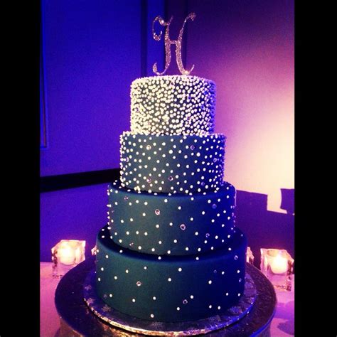 Starry night wedding cake annacakes.com | Wedding Cakes | Pinterest