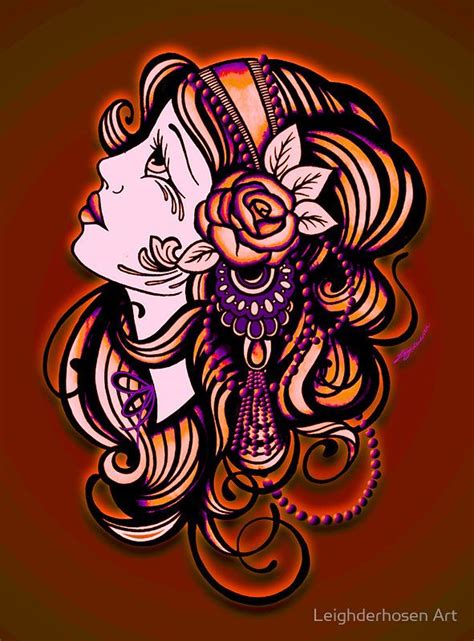 BOHEMIA by Leighderhosen Art | Art, Lowbrow art, Female art