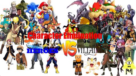 Character Elimination: Heroes Vs Villains Episode 19 - YouTube