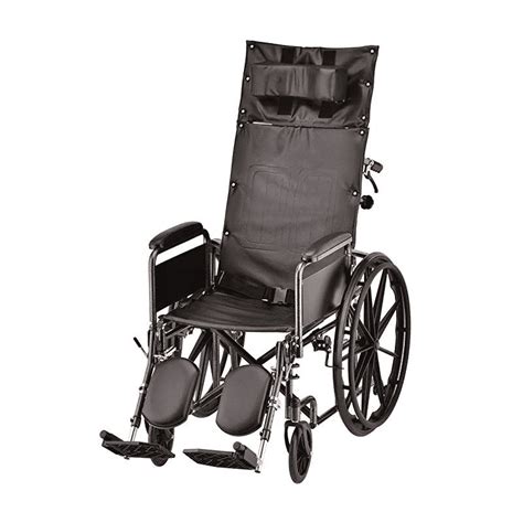 Nova Medical Reclining Wheelchair with Full Arms & Elevating Leg Rests ...