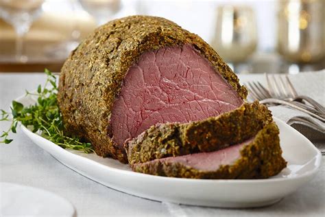 HERB & MUSTARD CRUSTED ROAST BEEF | Canadian Living