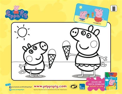 Free Printable Peppa Pig Coloring Page | Mama Likes This