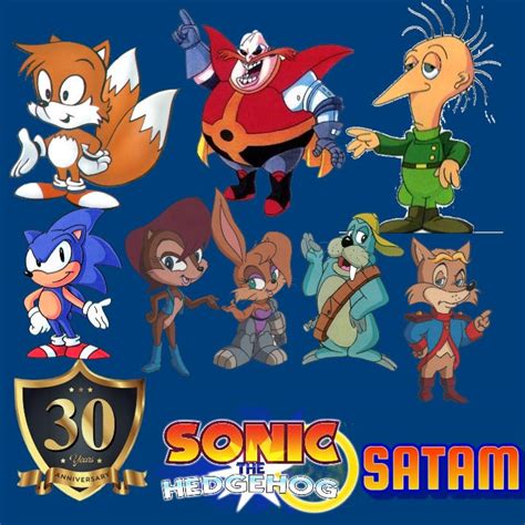 Sonic the Hedgehog SATAM 30th Anniversary Cover by SonicHedgehog02 on ...