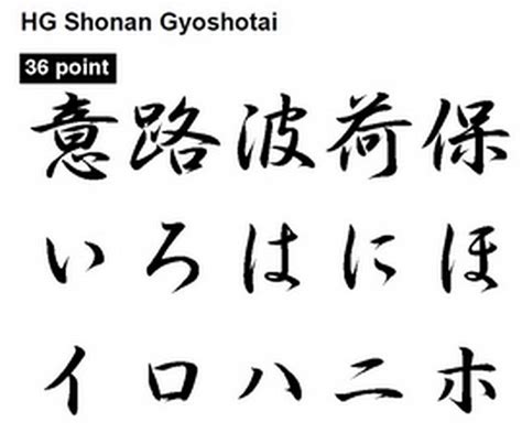 Japanese Font Pack I - Nihongo Resources