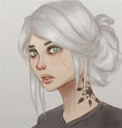 Ciri with tattoo by CaptainCharrr on DeviantArt