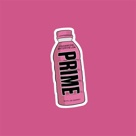 Pink Prime Sticker Drink Prime Prime Hydration KSI Logan Paul KSI Prime Prime Gift Prime Drink ...