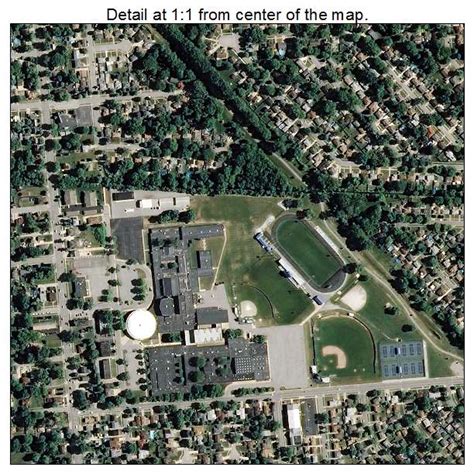 Aerial Photography Map of Highland, IN Indiana