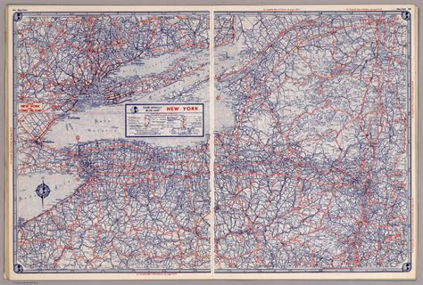 Rand McNally Road map: New York - David Rumsey Historical Map Collection