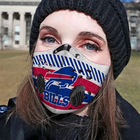 Buffalo bills filter face mask