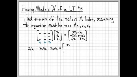 Linear Transformation Examples Linear Algebra