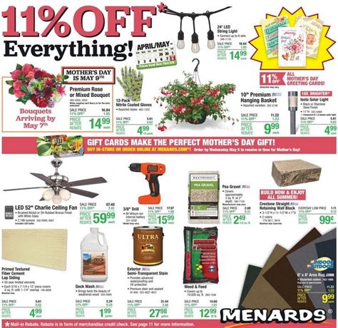 Menards Weekly Ad Apr 29 – May 08, 2021