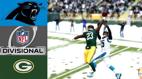 Panthers vs Packers I 2022 Divisional Round I Madden 23 Next Gen - YouTube