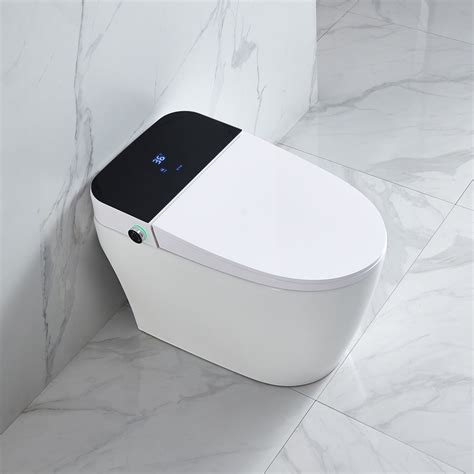 UKEEP 2023 Smart Toilet,Bidet Toilet with heated Seat,Dual Auto Flush, Foot Sensor Operation ...